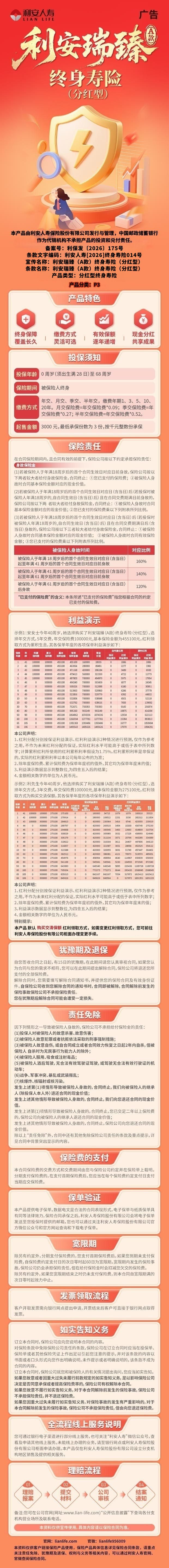 利安人寿利安瑞臻(A款)终身寿险(分红型)产品挂网图片.jpg